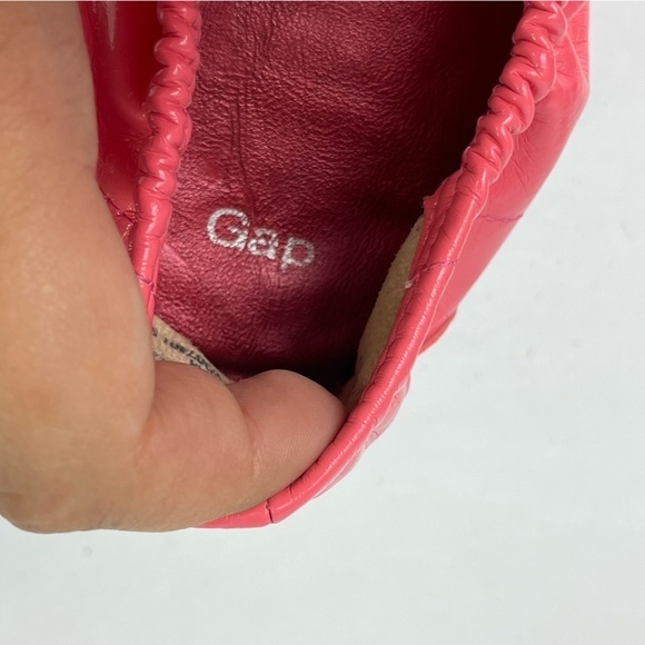 GAP Pink Foldable Ballet Flats Purse Shoes Travel Shoes - Picture 10 of 11